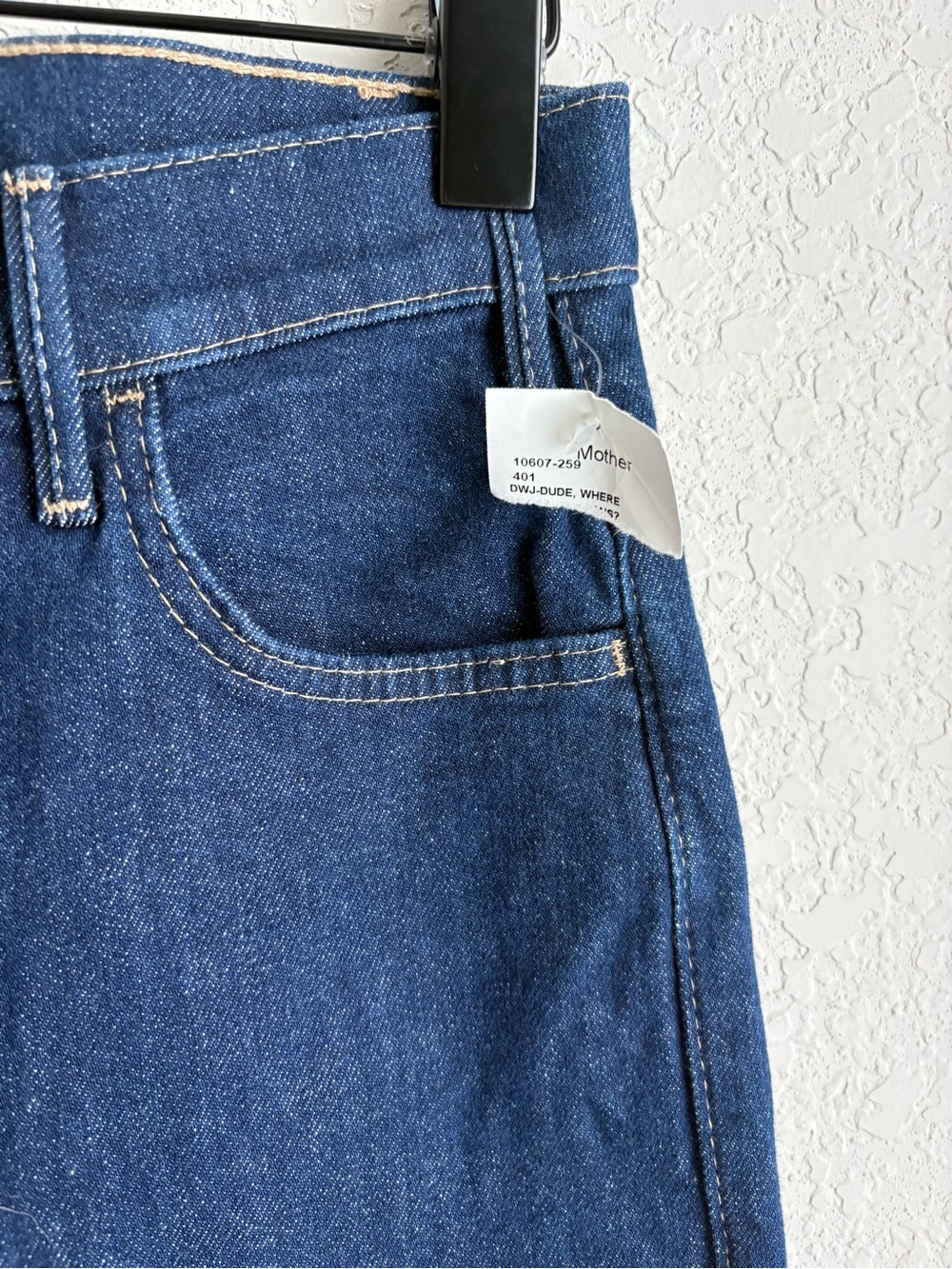 THE HUSTLER ROLLER BONAFIDE HEEL WIDE LEG JEANS IN DUDE, WHERE ARE MY JEANS NWT - Picture 4 of 10